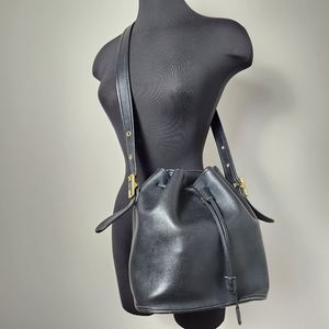 VTG COACH Lula's Legacy black drawstring purse
